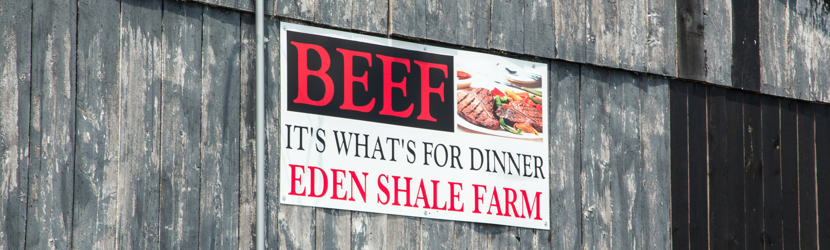 eden shell farm pic narrow sign